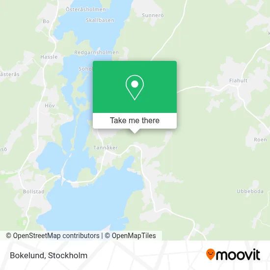 Bokelund map