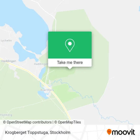 Krogberget Toppstuga map