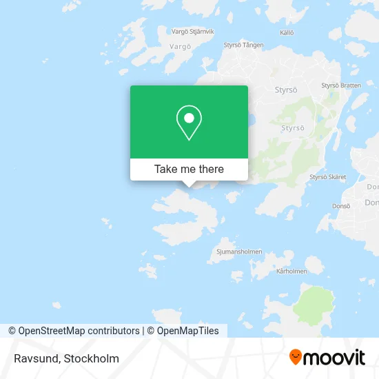 Rävsund map