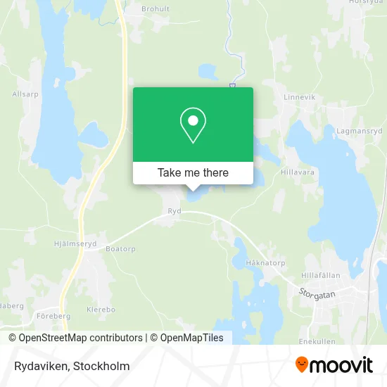 Rydaviken map