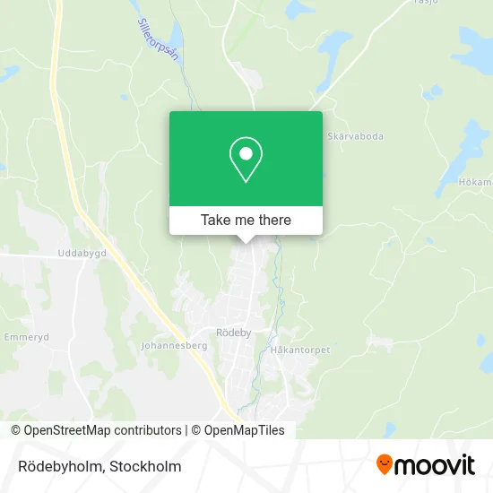 Rödebyholm map
