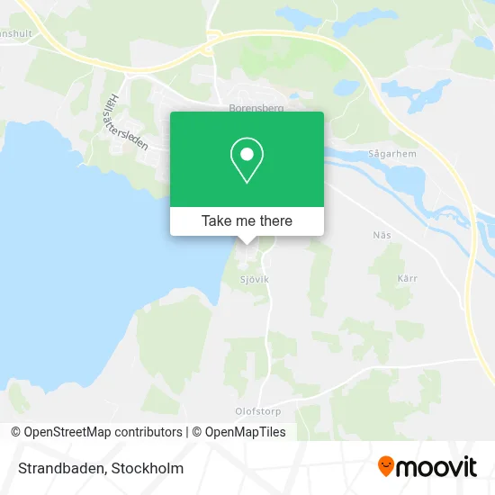 Strandbaden map