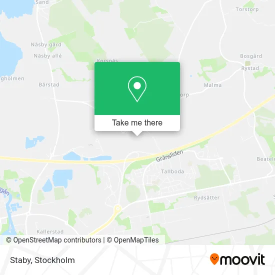 Staby map