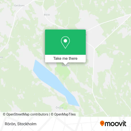 Rörön map
