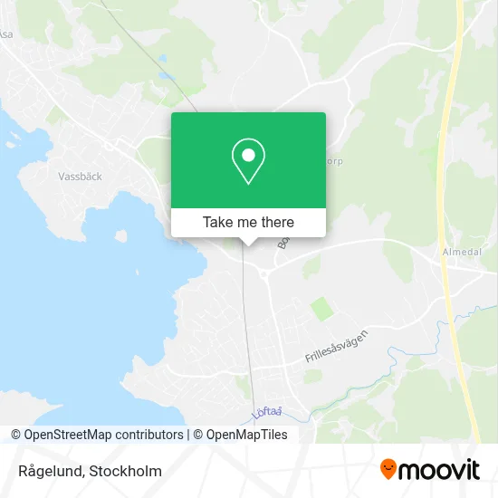 Rågelund map