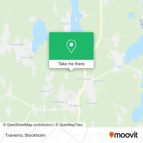 Tranemo map