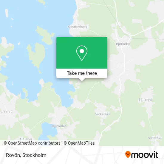 Rovön map