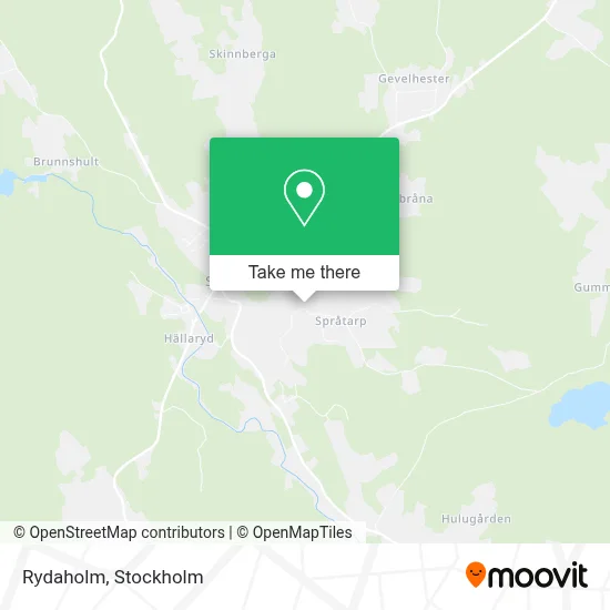Rydaholm map