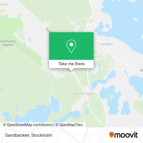 Sandbacken map