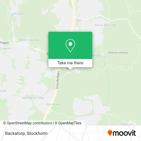 Backatorp map