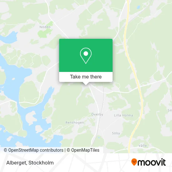 Alberget map