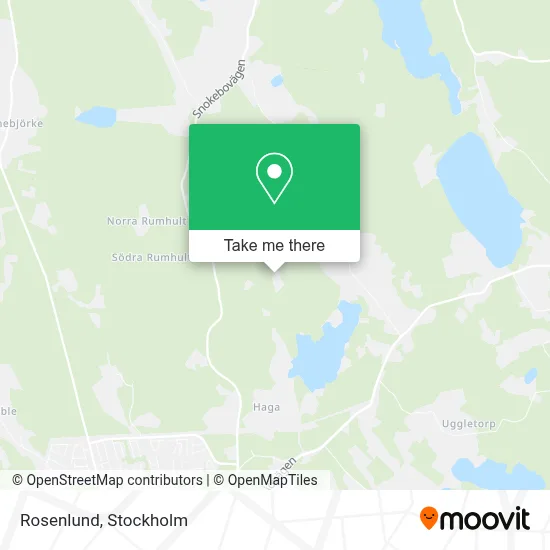 Rosenlund map