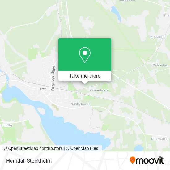 Hemdal map