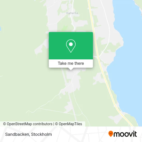 Sandbacken map
