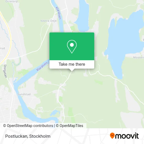 Postluckan map