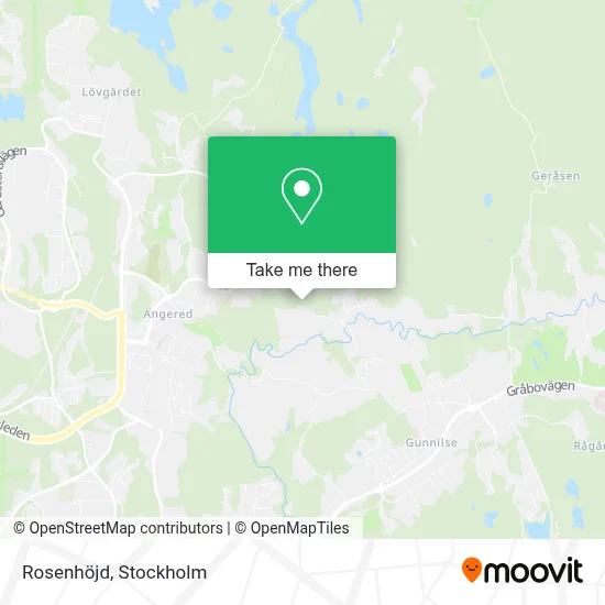 Rosenhöjd map