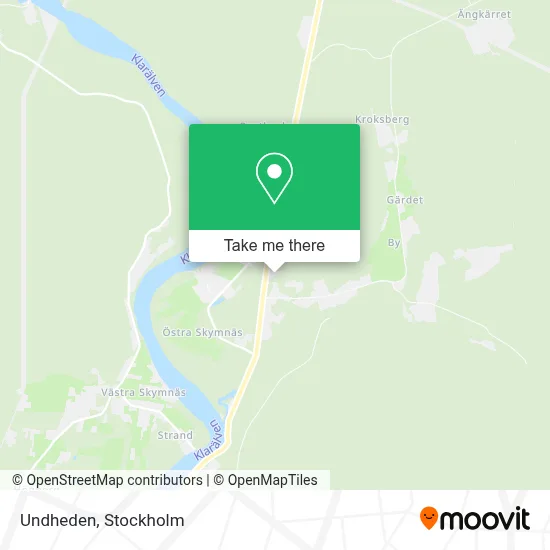 Undheden map