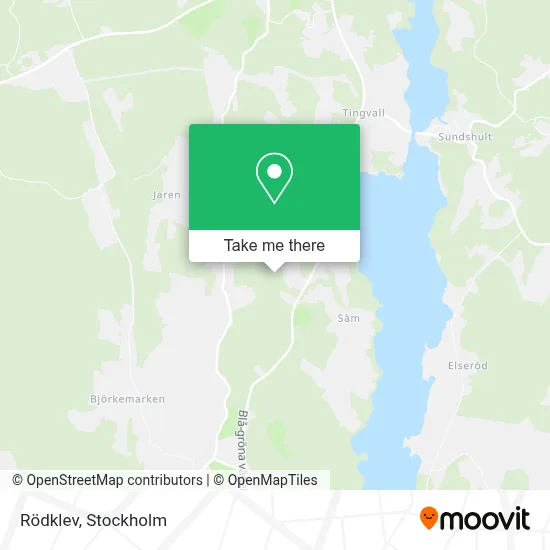 Rödklev map