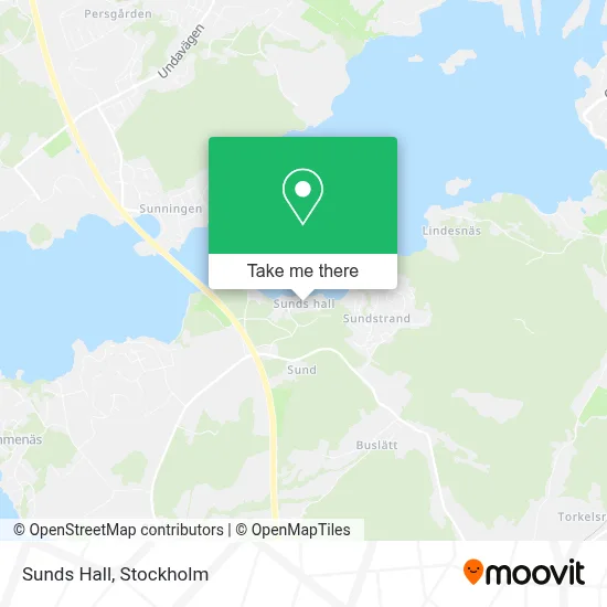 Sunds Hall map