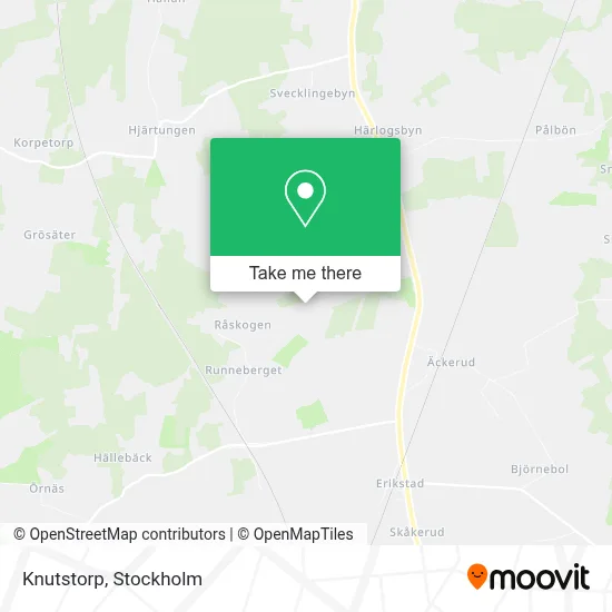 Knutstorp map