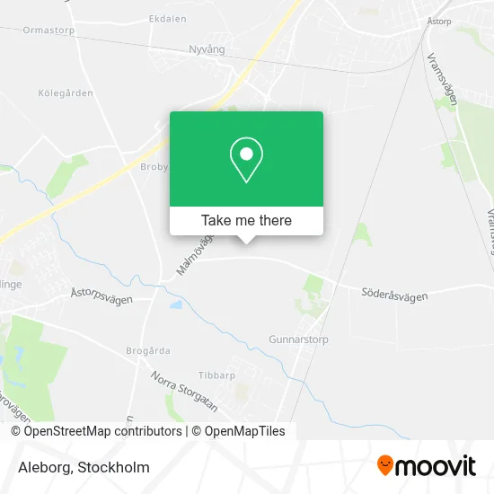 Aleborg map