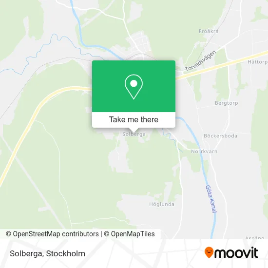 Solberga map