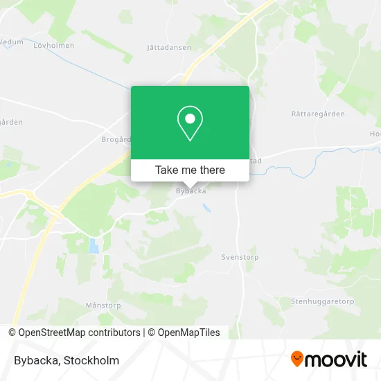 Bybacka map