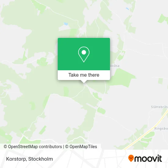 Korstorp map
