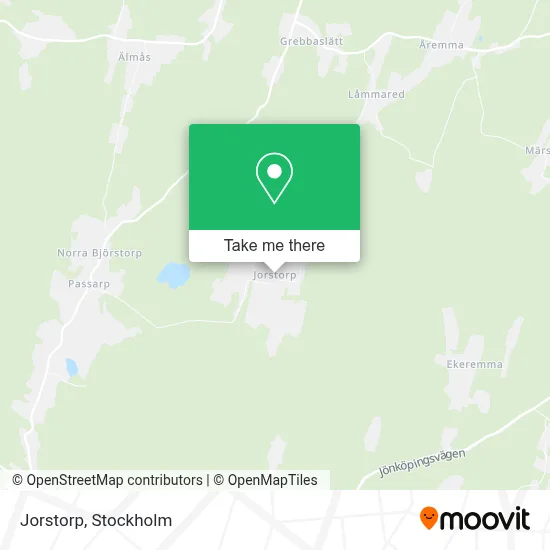 Jorstorp map