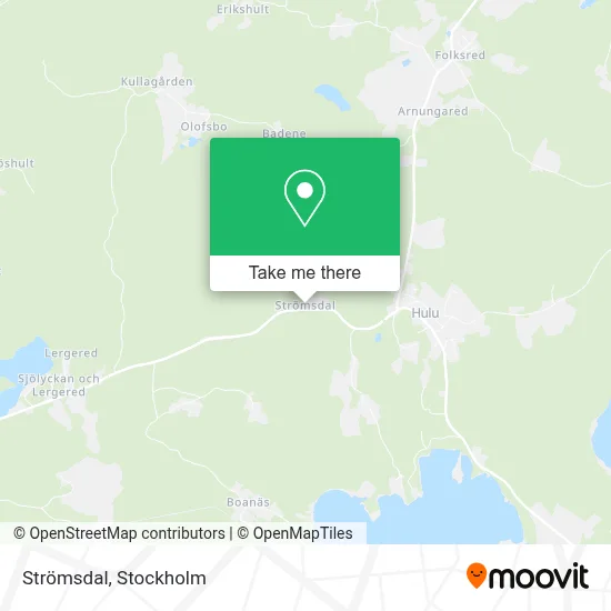 Strömsdal map