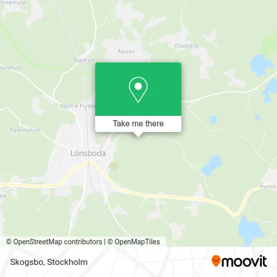 Skogsbo map