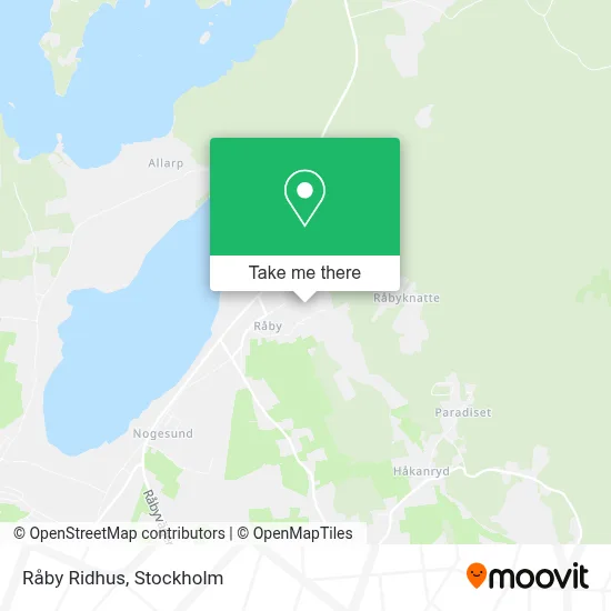 Råby Ridhus map