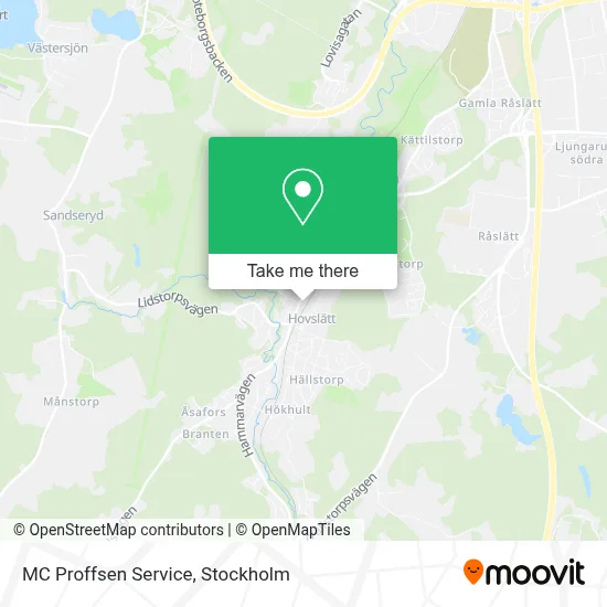 MC Proffsen Service map