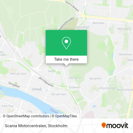 Scania Motorcentralen map