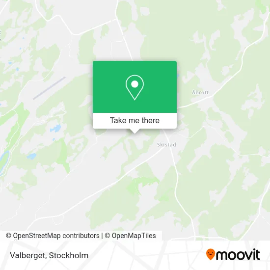 Valberget map