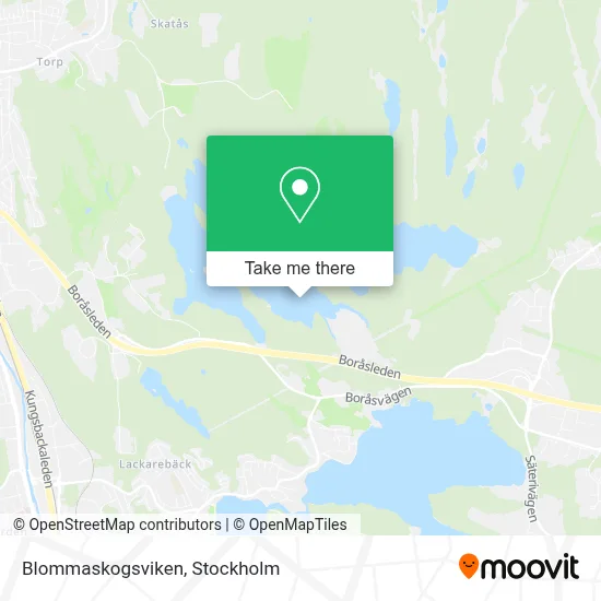 Blommaskogsviken map