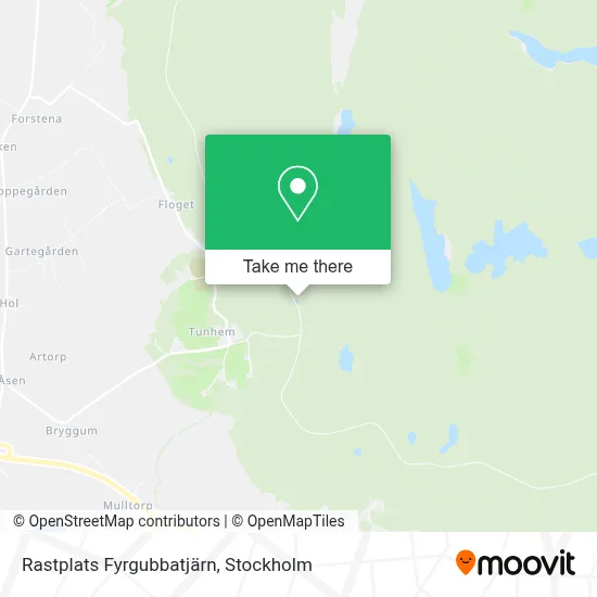 Rastplats Fyrgubbatjärn map