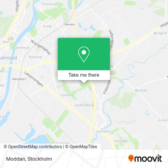Moddan map