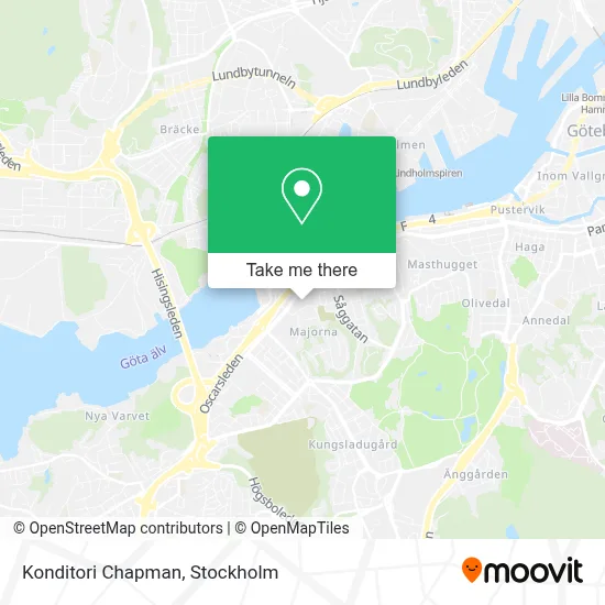 Konditori Chapman map