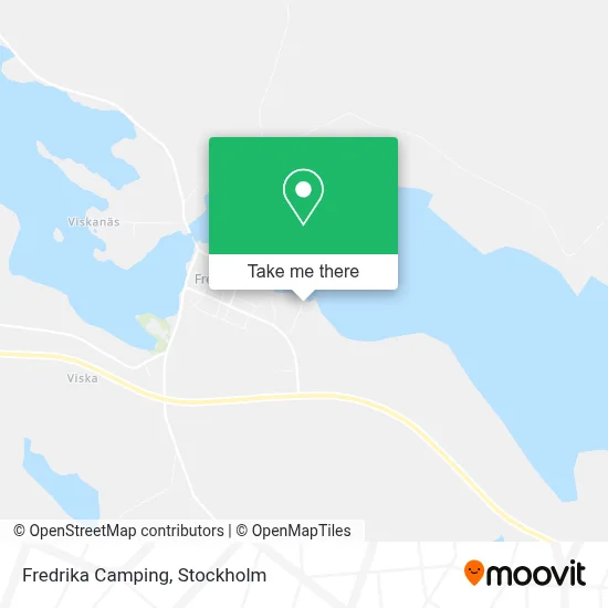 Fredrika Camping map
