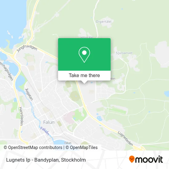 Lugnets Ip - Bandyplan map