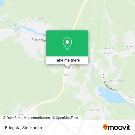 Bringsta map