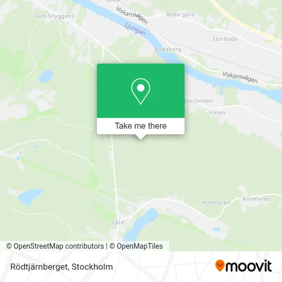 Rödtjärnberget map