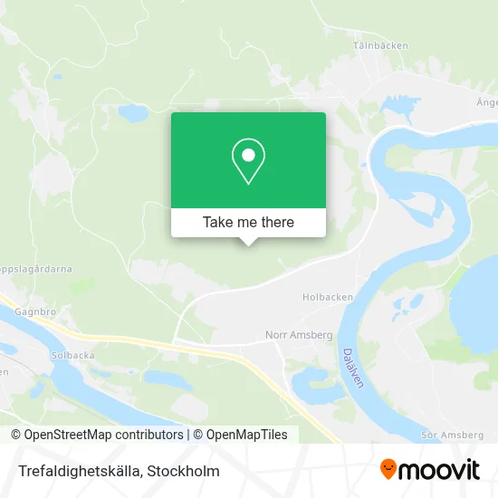 Trefaldighetskälla map