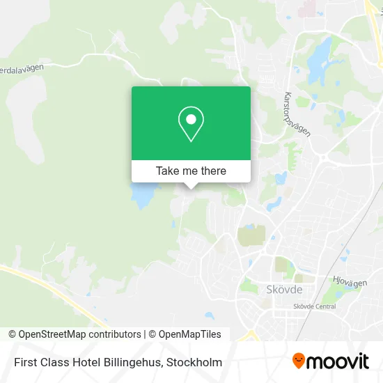 First Class Hotel Billingehus map