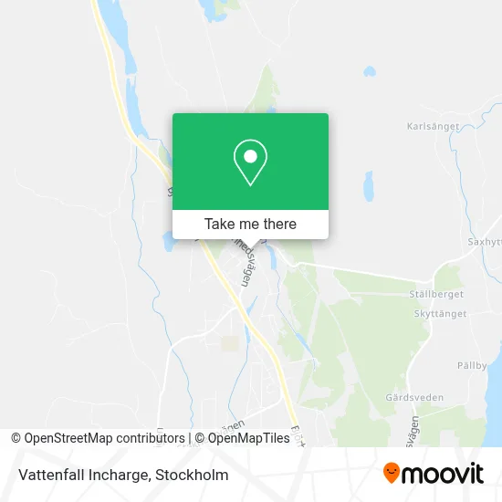 Vattenfall Incharge map