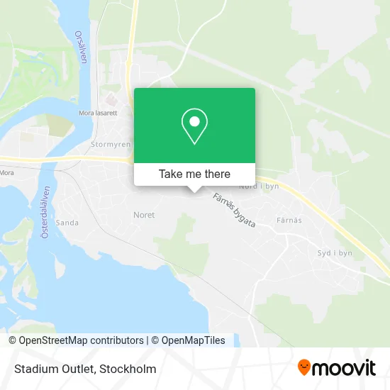 Stadium Outlet map