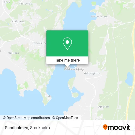 Sundholmen map