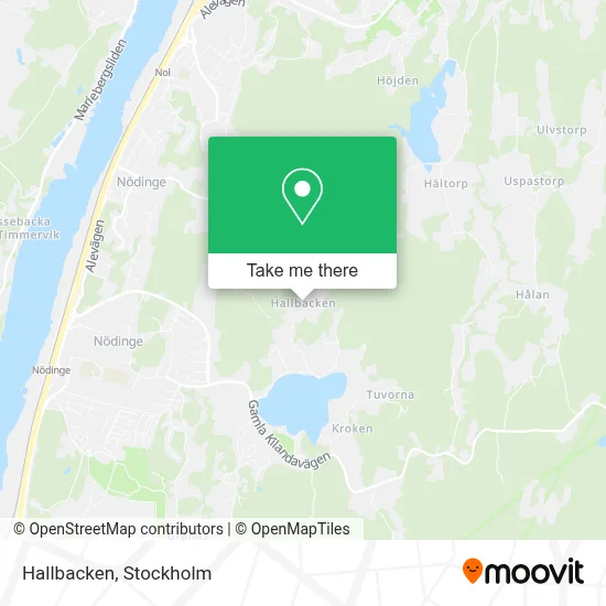 Hallbacken map