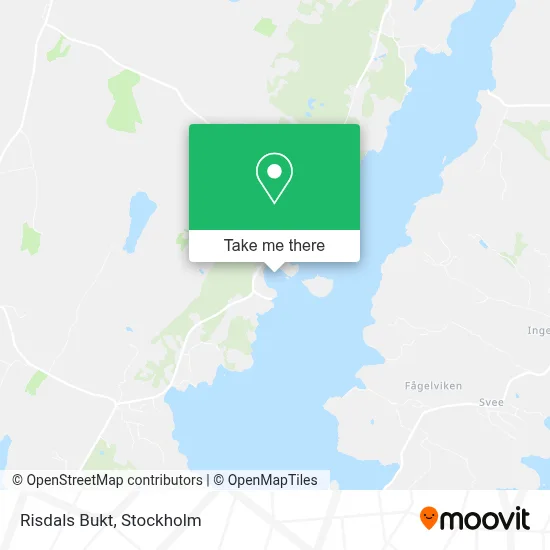 Risdals Bukt map